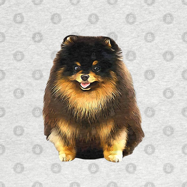 German Spitz Black and Tan by ElegantCat